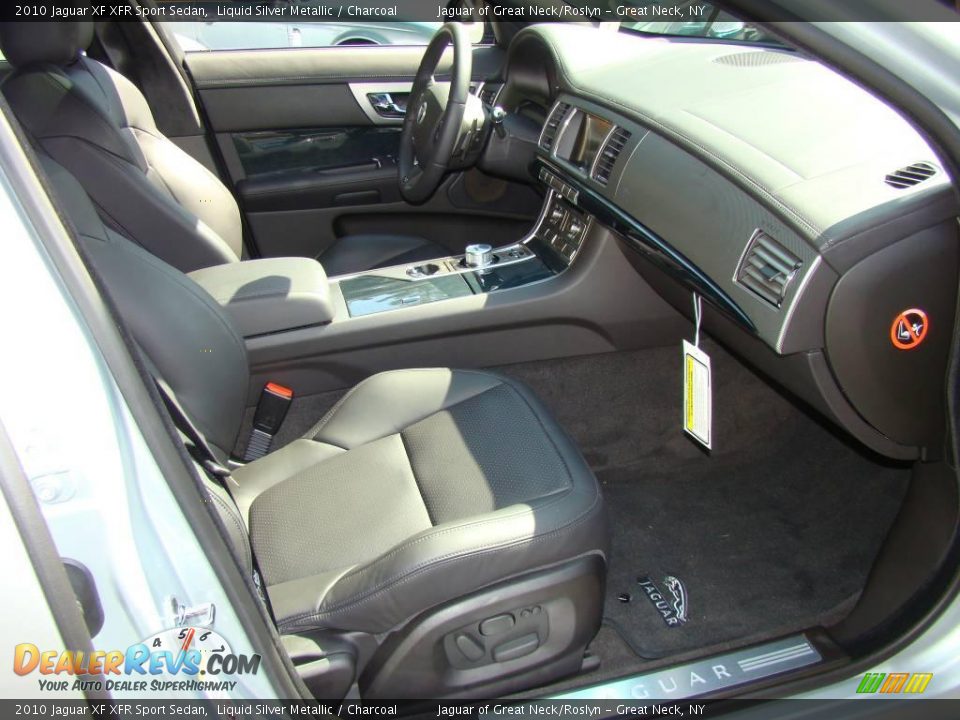 2010 Jaguar XF XFR Sport Sedan Liquid Silver Metallic / Charcoal Photo #19