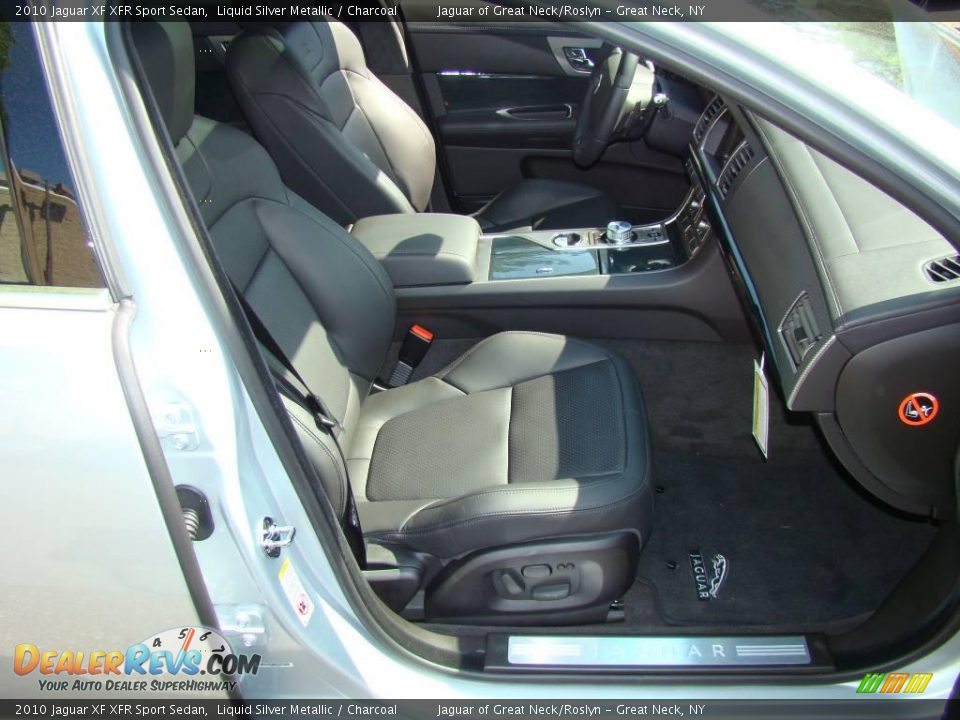 2010 Jaguar XF XFR Sport Sedan Liquid Silver Metallic / Charcoal Photo #20