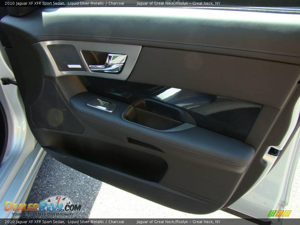 2010 Jaguar XF XFR Sport Sedan Liquid Silver Metallic / Charcoal Photo #21