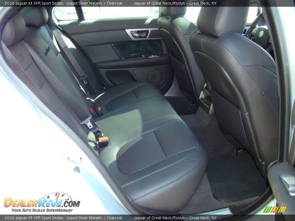 2010 Jaguar XF XFR Sport Sedan Liquid Silver Metallic / Charcoal Photo #22