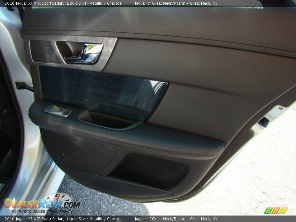 2010 Jaguar XF XFR Sport Sedan Liquid Silver Metallic / Charcoal Photo #23