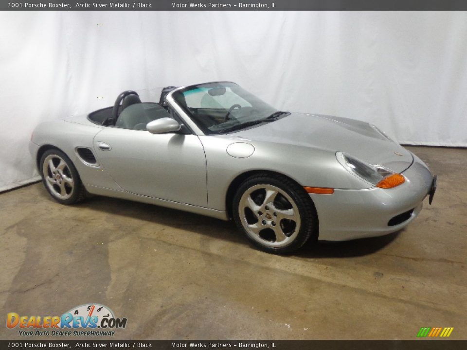 2001 Porsche Boxster Arctic Silver Metallic / Black Photo #2