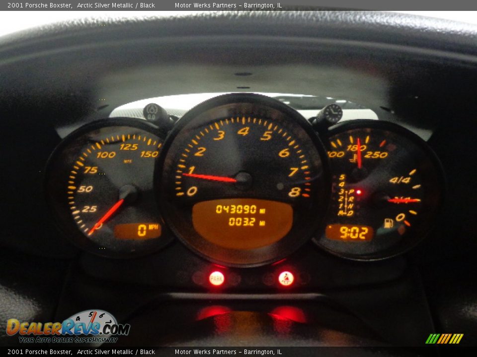 2001 Porsche Boxster Arctic Silver Metallic / Black Photo #6