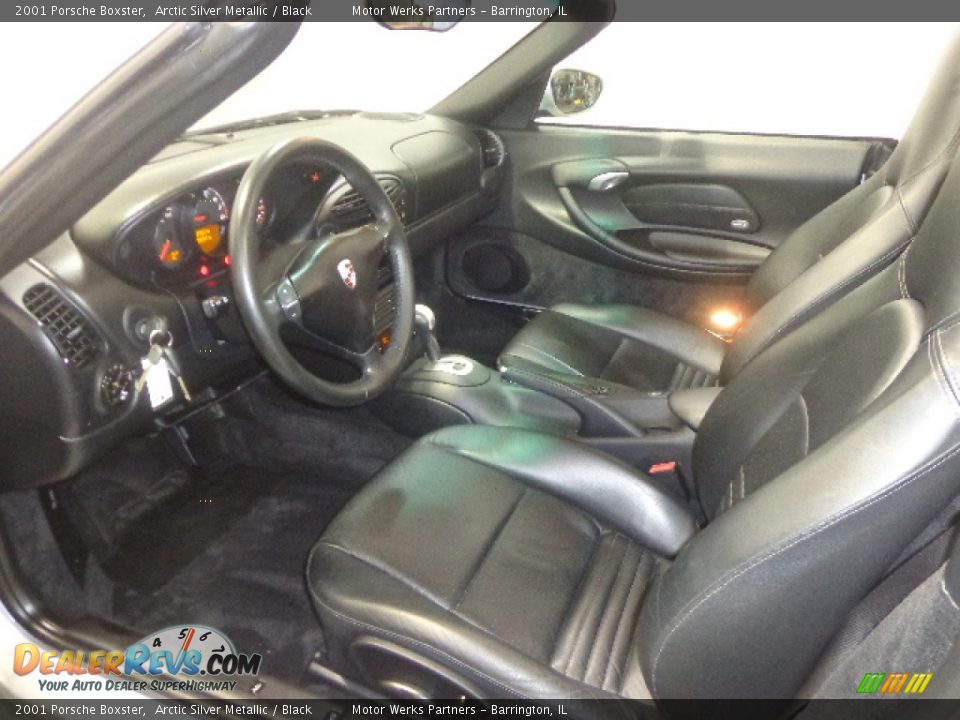 2001 Porsche Boxster Arctic Silver Metallic / Black Photo #9