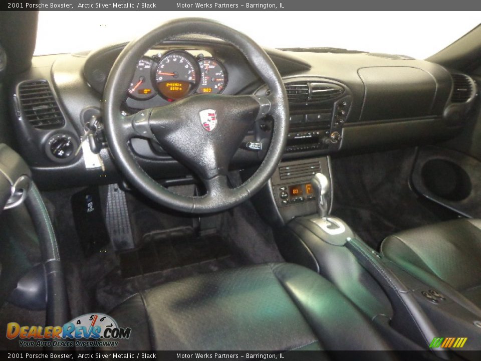 2001 Porsche Boxster Arctic Silver Metallic / Black Photo #10