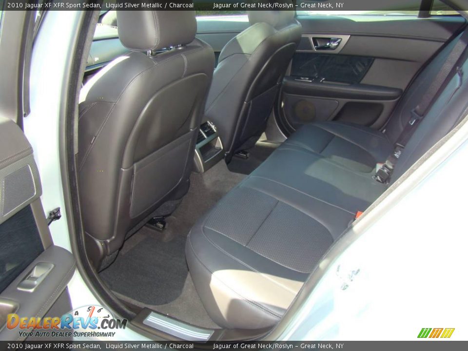 2010 Jaguar XF XFR Sport Sedan Liquid Silver Metallic / Charcoal Photo #24