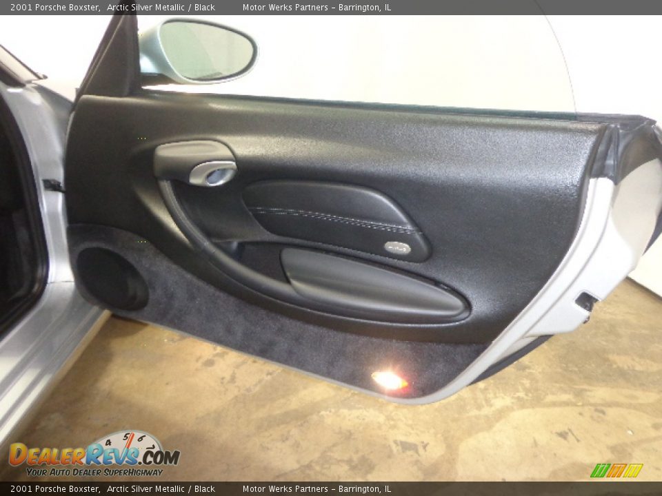 2001 Porsche Boxster Arctic Silver Metallic / Black Photo #14