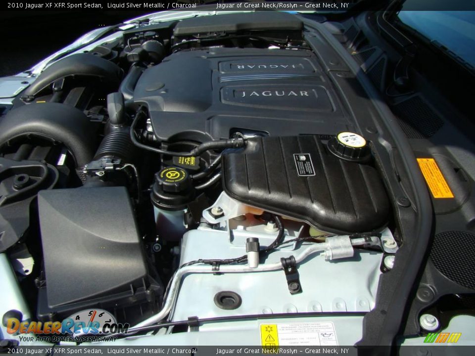 2010 Jaguar XF XFR Sport Sedan Liquid Silver Metallic / Charcoal Photo #25