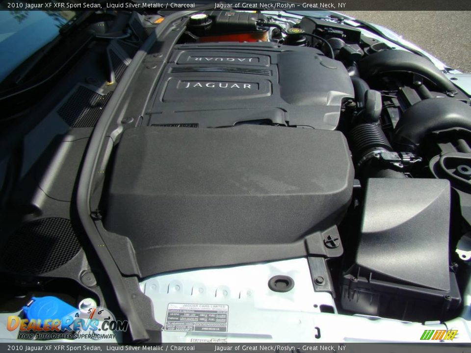 2010 Jaguar XF XFR Sport Sedan Liquid Silver Metallic / Charcoal Photo #26