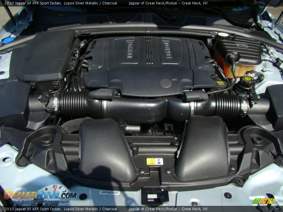 2010 Jaguar XF XFR Sport Sedan Liquid Silver Metallic / Charcoal Photo #27