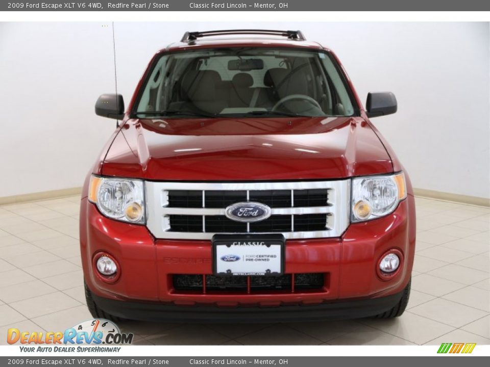 2009 Ford Escape XLT V6 4WD Redfire Pearl / Stone Photo #2