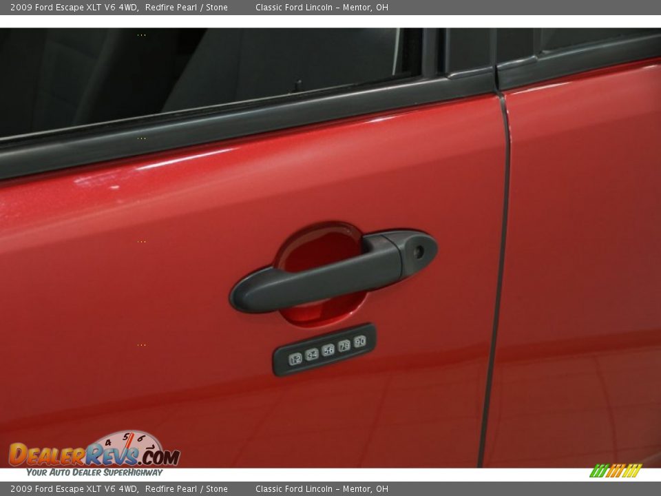 2009 Ford Escape XLT V6 4WD Redfire Pearl / Stone Photo #4
