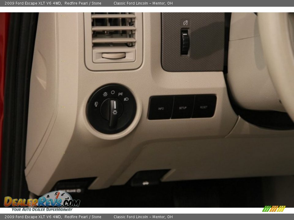 2009 Ford Escape XLT V6 4WD Redfire Pearl / Stone Photo #6