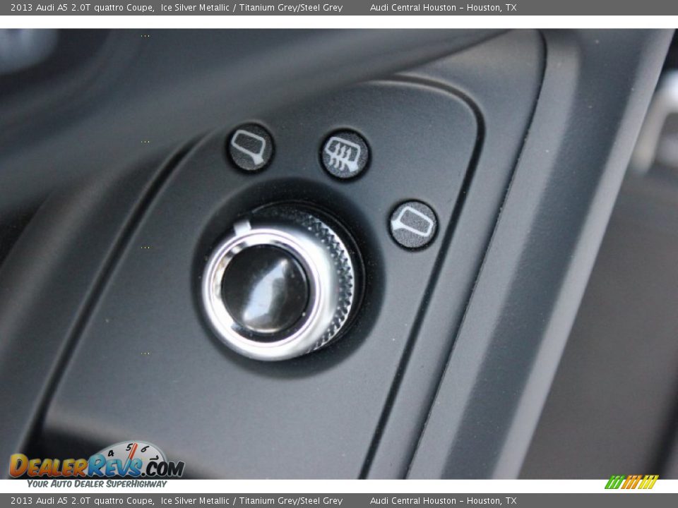 2013 Audi A5 2.0T quattro Coupe Ice Silver Metallic / Titanium Grey/Steel Grey Photo #15