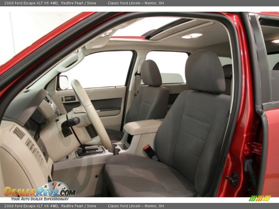 2009 Ford Escape XLT V6 4WD Redfire Pearl / Stone Photo #7