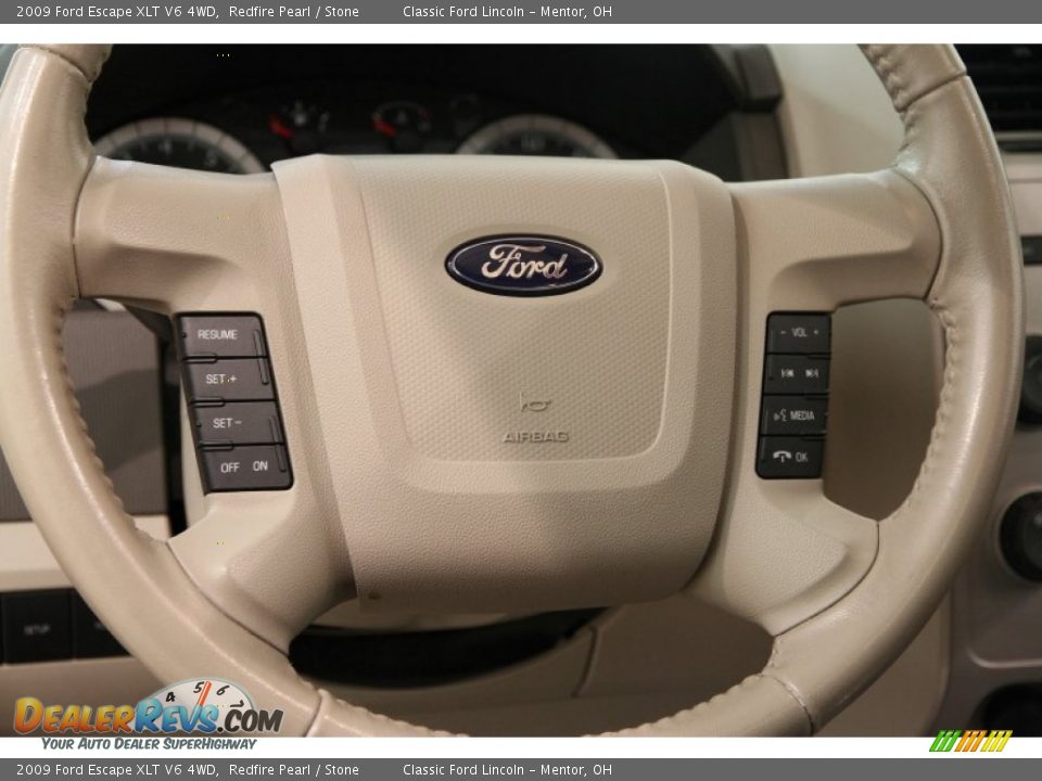 2009 Ford Escape XLT V6 4WD Redfire Pearl / Stone Photo #9