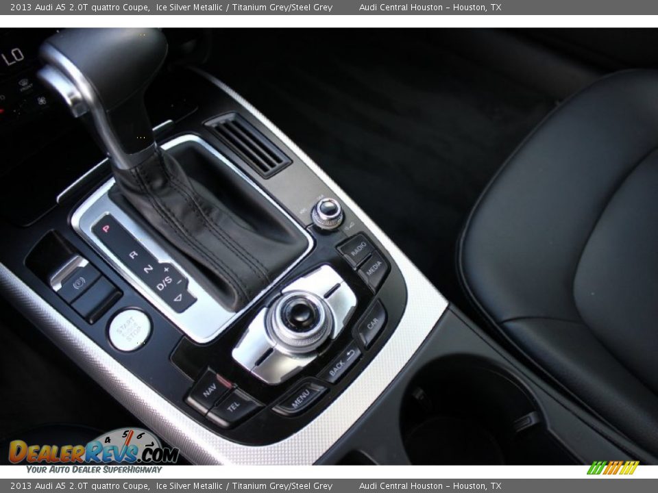 2013 Audi A5 2.0T quattro Coupe Ice Silver Metallic / Titanium Grey/Steel Grey Photo #21