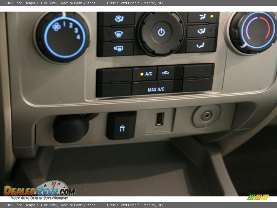 2009 Ford Escape XLT V6 4WD Redfire Pearl / Stone Photo #13