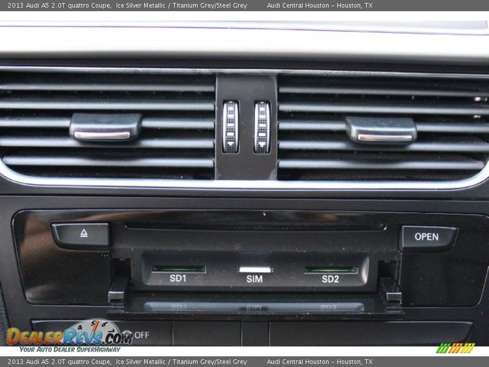 2013 Audi A5 2.0T quattro Coupe Ice Silver Metallic / Titanium Grey/Steel Grey Photo #22