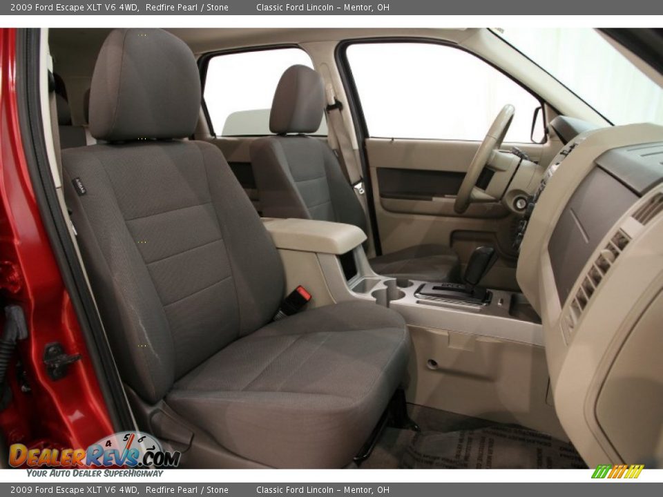 2009 Ford Escape XLT V6 4WD Redfire Pearl / Stone Photo #15