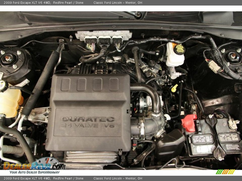 2009 Ford Escape XLT V6 4WD Redfire Pearl / Stone Photo #19