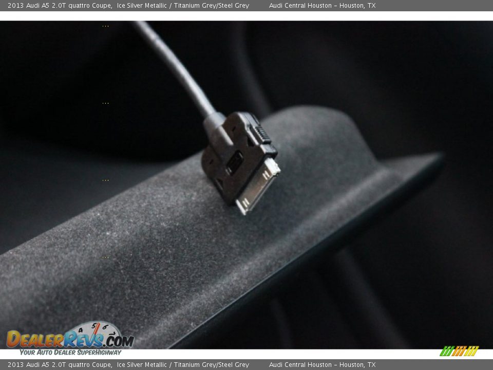 2013 Audi A5 2.0T quattro Coupe Ice Silver Metallic / Titanium Grey/Steel Grey Photo #34