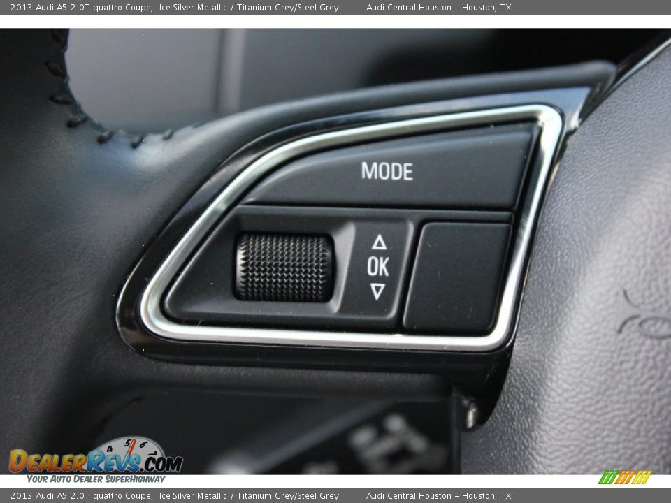 2013 Audi A5 2.0T quattro Coupe Ice Silver Metallic / Titanium Grey/Steel Grey Photo #36