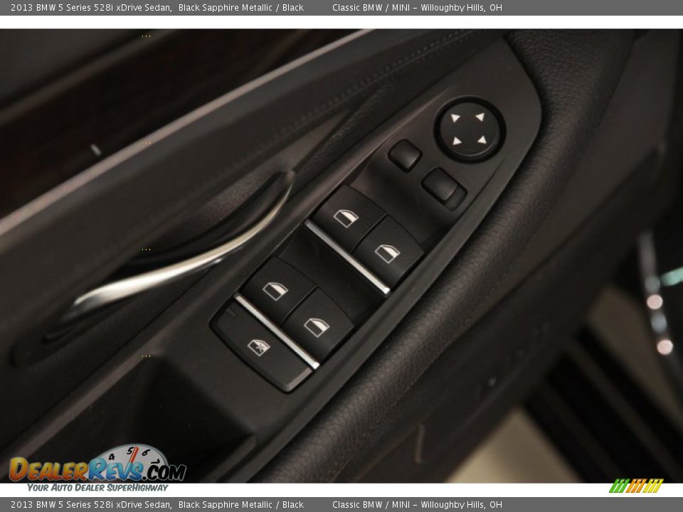 2013 BMW 5 Series 528i xDrive Sedan Black Sapphire Metallic / Black Photo #6