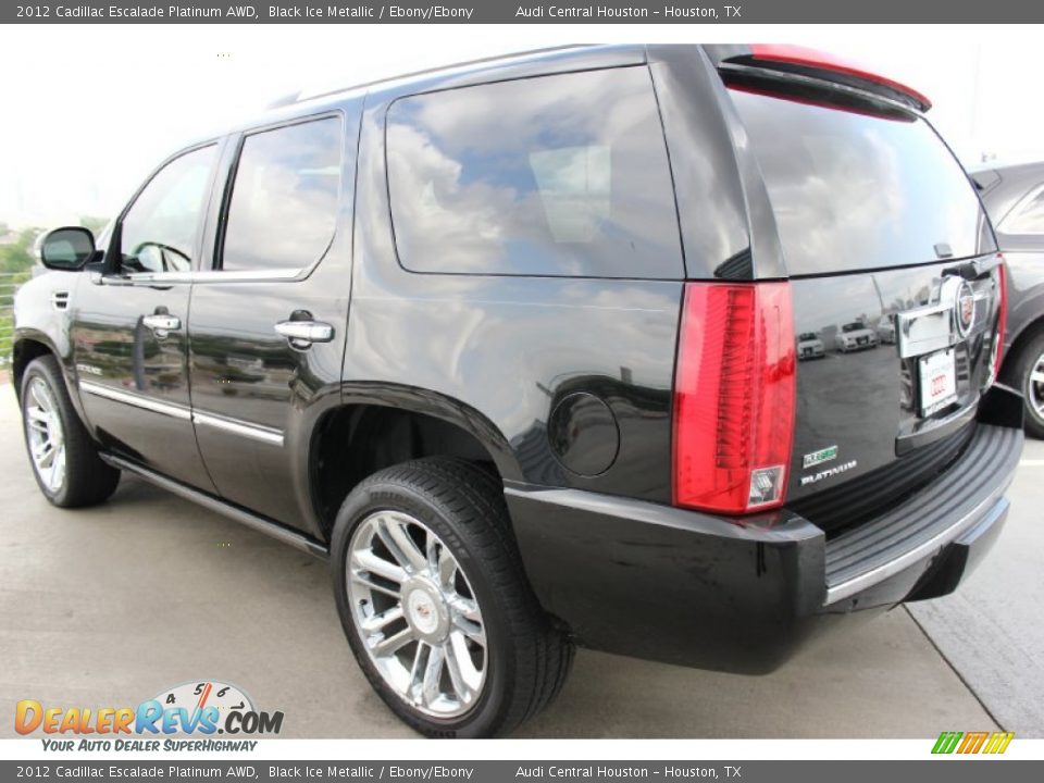 2012 Cadillac Escalade Platinum AWD Black Ice Metallic / Ebony/Ebony Photo #7