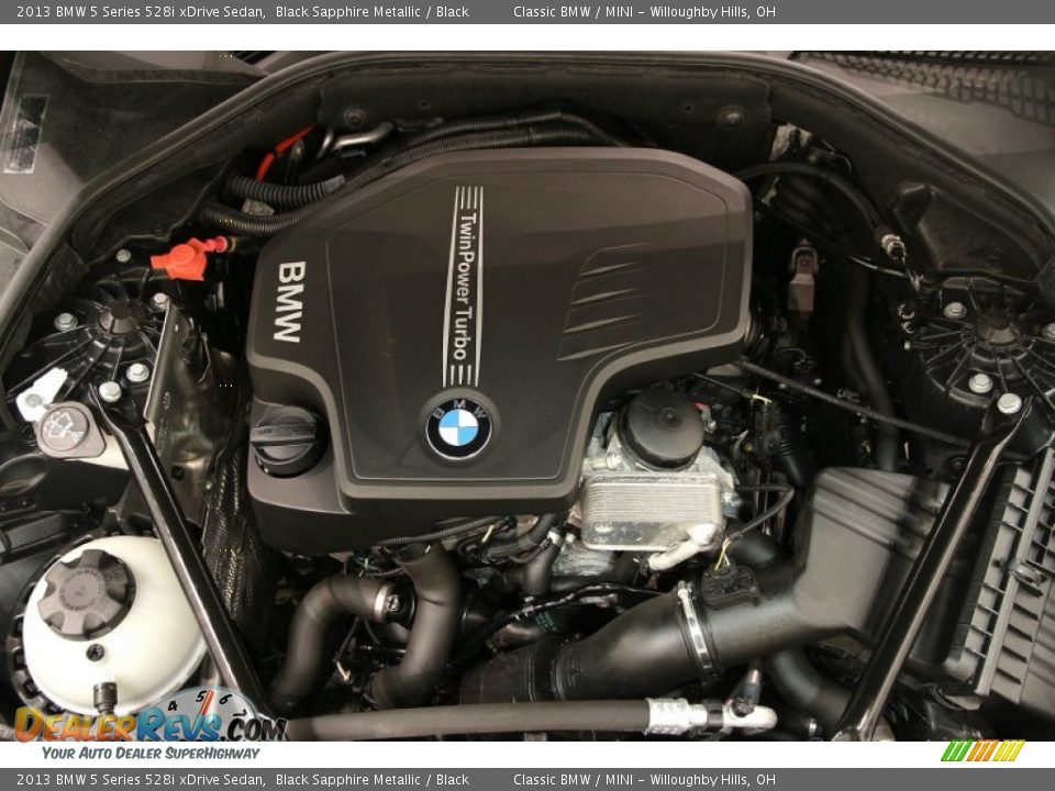 2013 BMW 5 Series 528i xDrive Sedan Black Sapphire Metallic / Black Photo #34