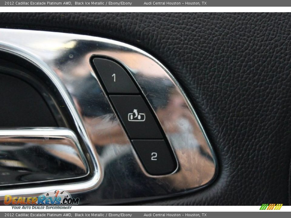 2012 Cadillac Escalade Platinum AWD Black Ice Metallic / Ebony/Ebony Photo #16
