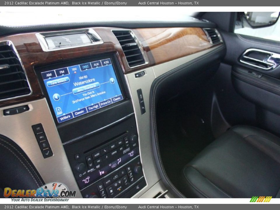2012 Cadillac Escalade Platinum AWD Black Ice Metallic / Ebony/Ebony Photo #20