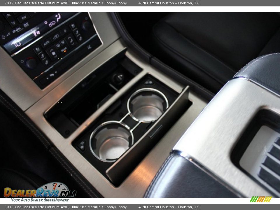2012 Cadillac Escalade Platinum AWD Black Ice Metallic / Ebony/Ebony Photo #21