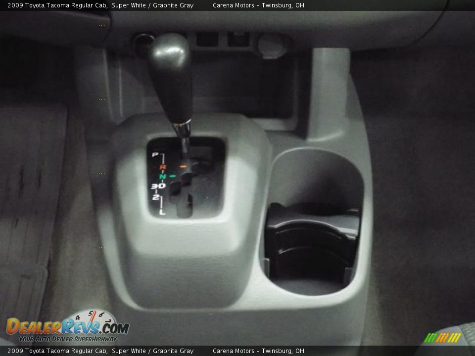 2009 Toyota Tacoma Regular Cab Super White / Graphite Gray Photo #12