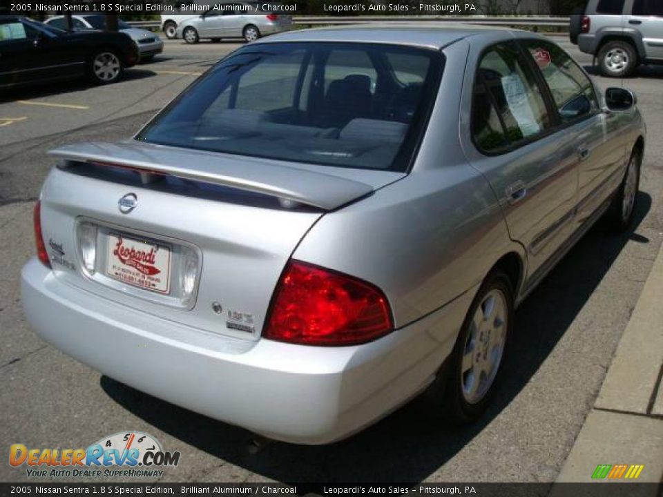 2005 Nissan Sentra 1.8 S Special Edition Brilliant Aluminum / Charcoal Photo #4