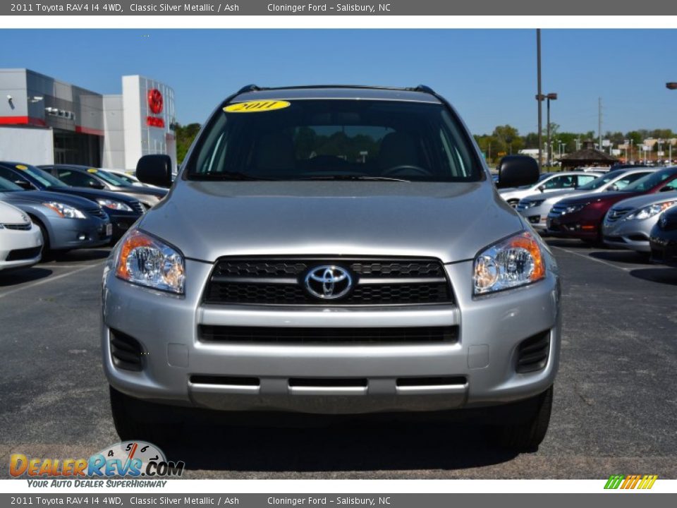 2011 Toyota RAV4 I4 4WD Classic Silver Metallic / Ash Photo #7