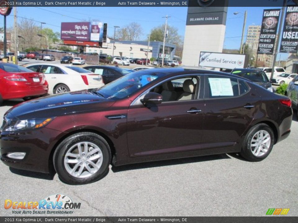 2013 Kia Optima LX Dark Cherry Pearl Metallic / Beige Photo #3