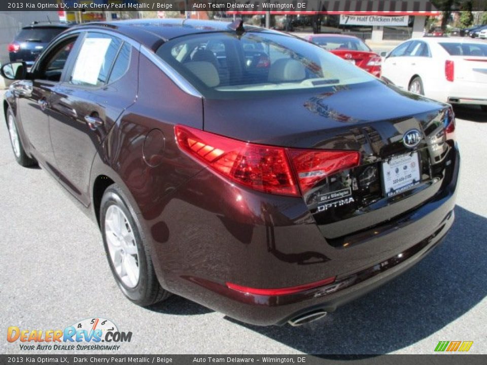 2013 Kia Optima LX Dark Cherry Pearl Metallic / Beige Photo #4
