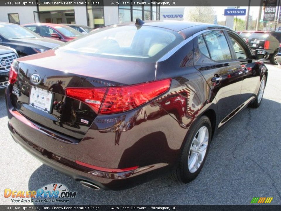 2013 Kia Optima LX Dark Cherry Pearl Metallic / Beige Photo #6