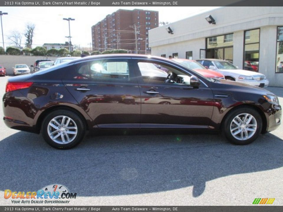 2013 Kia Optima LX Dark Cherry Pearl Metallic / Beige Photo #7