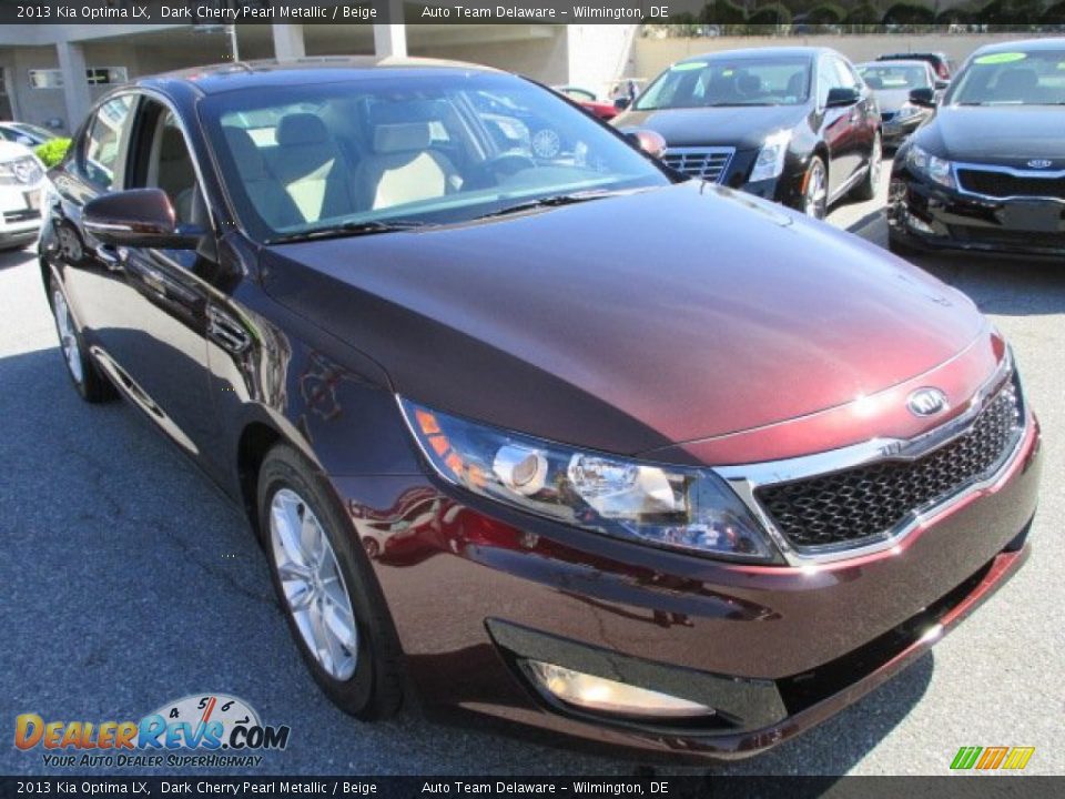 2013 Kia Optima LX Dark Cherry Pearl Metallic / Beige Photo #8