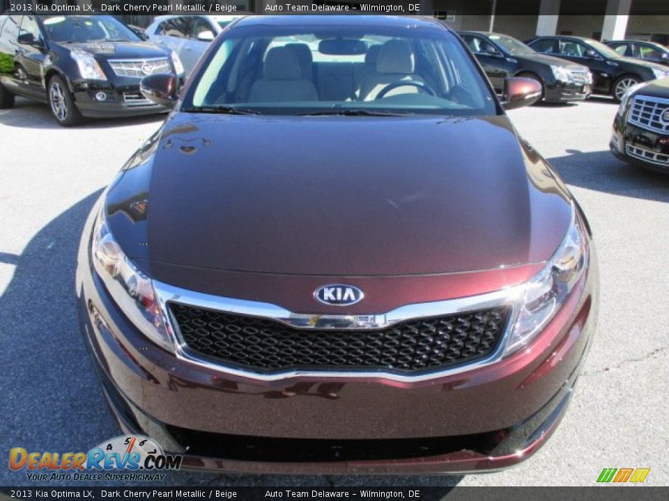 2013 Kia Optima LX Dark Cherry Pearl Metallic / Beige Photo #9