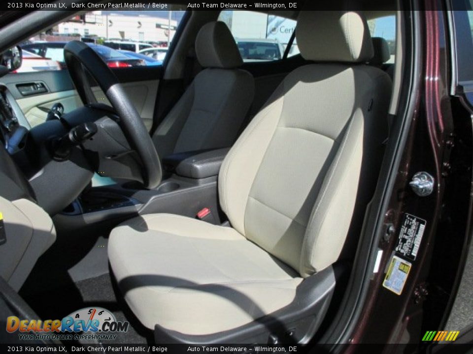 2013 Kia Optima LX Dark Cherry Pearl Metallic / Beige Photo #10