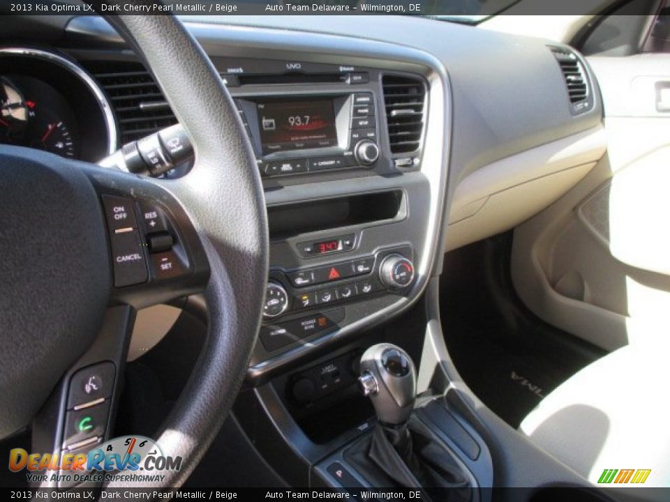 2013 Kia Optima LX Dark Cherry Pearl Metallic / Beige Photo #13