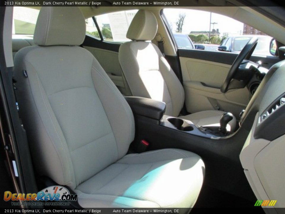 2013 Kia Optima LX Dark Cherry Pearl Metallic / Beige Photo #16