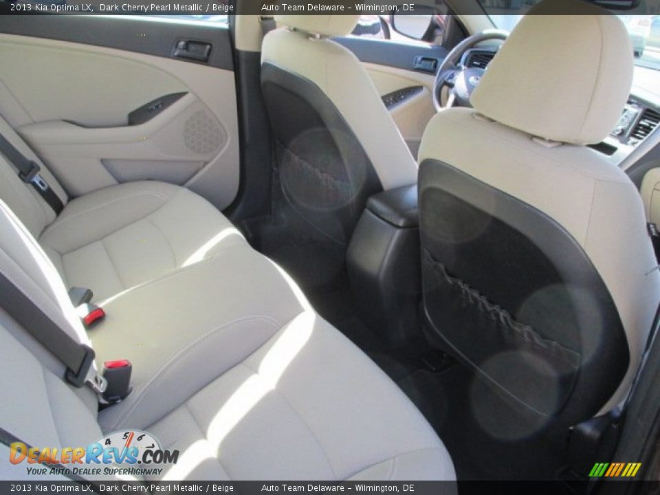 2013 Kia Optima LX Dark Cherry Pearl Metallic / Beige Photo #17