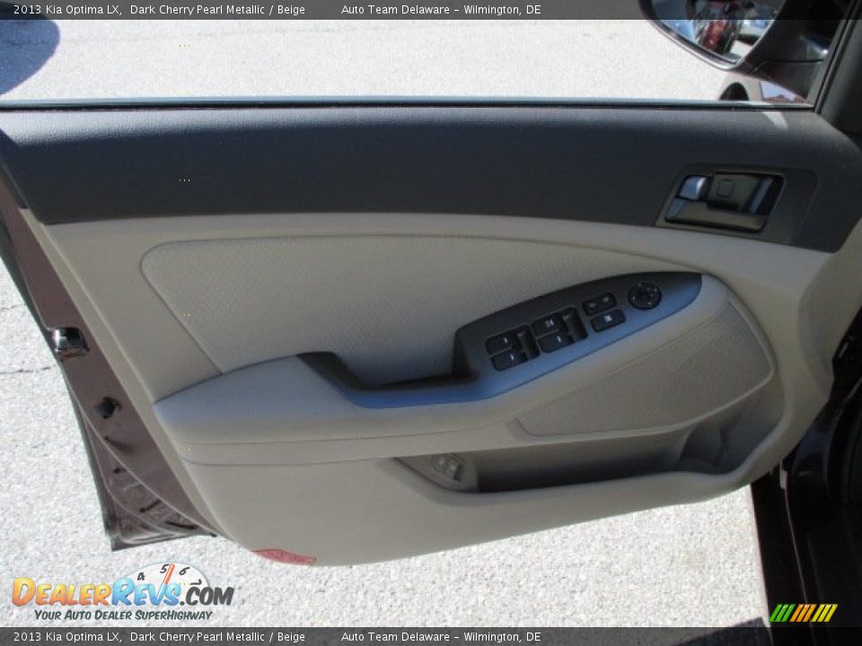 2013 Kia Optima LX Dark Cherry Pearl Metallic / Beige Photo #20