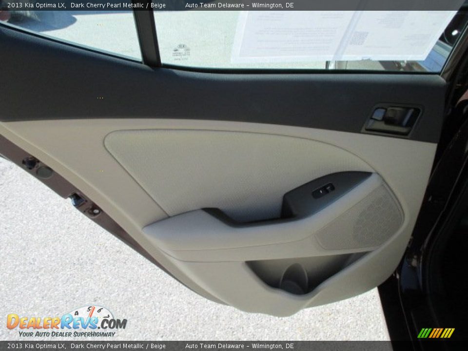 2013 Kia Optima LX Dark Cherry Pearl Metallic / Beige Photo #21