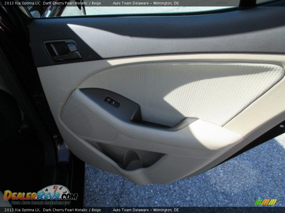 2013 Kia Optima LX Dark Cherry Pearl Metallic / Beige Photo #22