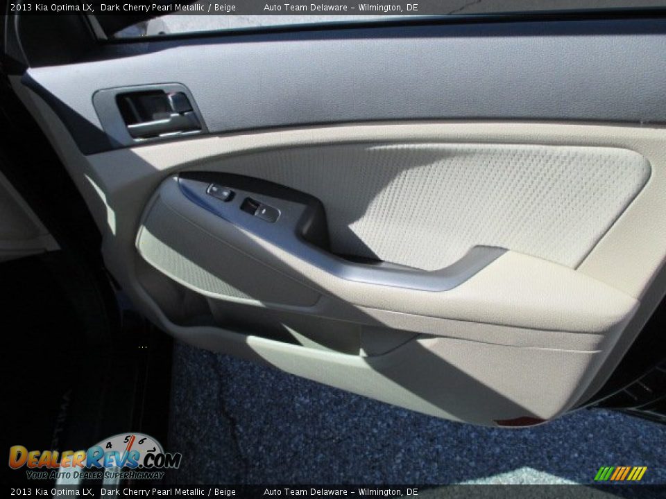 2013 Kia Optima LX Dark Cherry Pearl Metallic / Beige Photo #23
